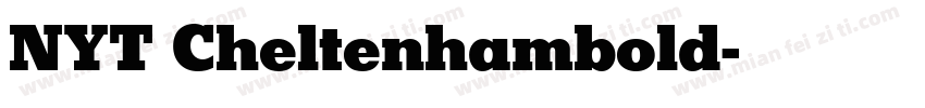 NYT Cheltenhambold字体转换